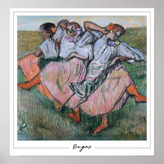 Edgar Degas Zedign Kunst Poster #413 (Voorkant)