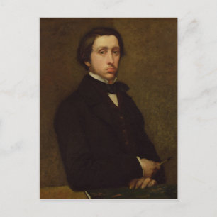 Edgar Degas   Zelfportret, 1855 Briefkaart