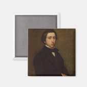 Edgar Degas | Zelfportret, 1855 Magneet (Voorkant / Achterkant)