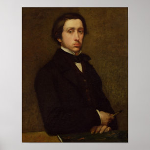Edgar Degas Zelfportret, 1855 Poster