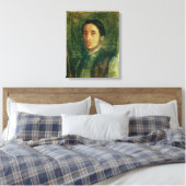 Edgar Degas | Zelfportret als jong Man Canvas Afdruk (Insitu (Slaapkamer))