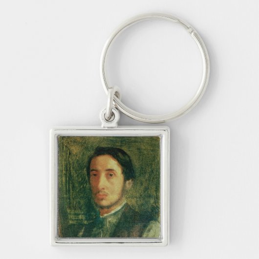 Edgar Degas | Zelfportret als jong Man Sleutelhanger (Voorkant)