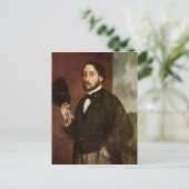 Edgar Degas | Zelfportret, c.1862 Briefkaart (Staand voorkant)