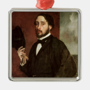 Edgar Degas Zelfportret, c.1862 Metalen Ornament