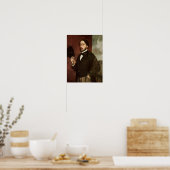 Edgar Degas | Zelfportret, c.1862 Poster (Keuken)