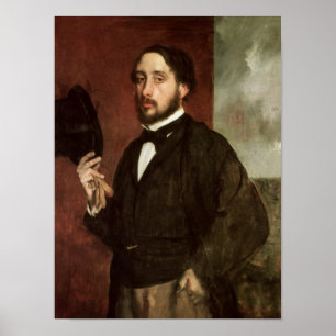 Edgar Degas Zelfportret, c.1862 Poster
