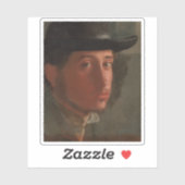 Edgar Degas - Zelfportret Sticker (Vel)