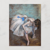 Edgar Degas - Zittende Danseres Briefkaart (Voorkant)