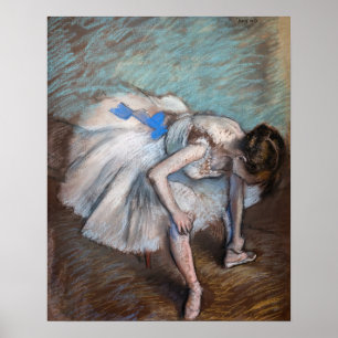 Edgar Degas - Zittende Danseres Poster