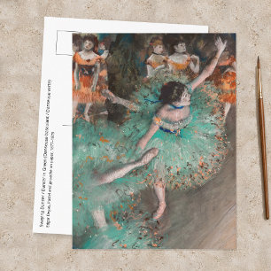 Edgar Degas - Zwaiende danseres / Danseres in het Briefkaart