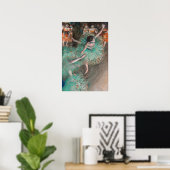 Edgar Degas - Zwaiende danseres / Danseres in het Poster (Thuiskantoor)