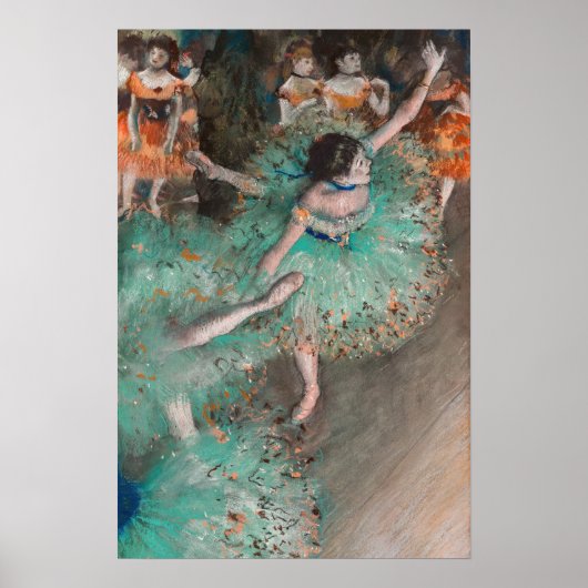Edgar Degas - Zwaiende danseres / Danseres in het Poster (Voorkant)