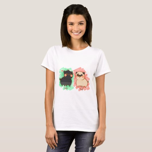 Edgar en Maya T-shirt (Voorkant volledig)