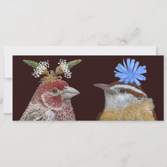 Edgar en Talulah flat card (Voorkant)