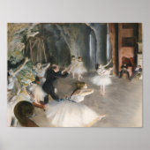 Edgar High-Resolution 'De repetitie op het podium Poster (Voorkant)