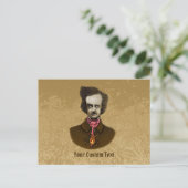 Edgar met Gold Bug Briefkaart (Staand voorkant)