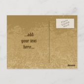 Edgar met Gold Bug Briefkaart (Achterkant)