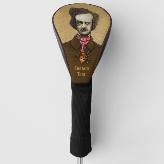 Edgar met Gold Bug Golfheadcover (Voorkant)