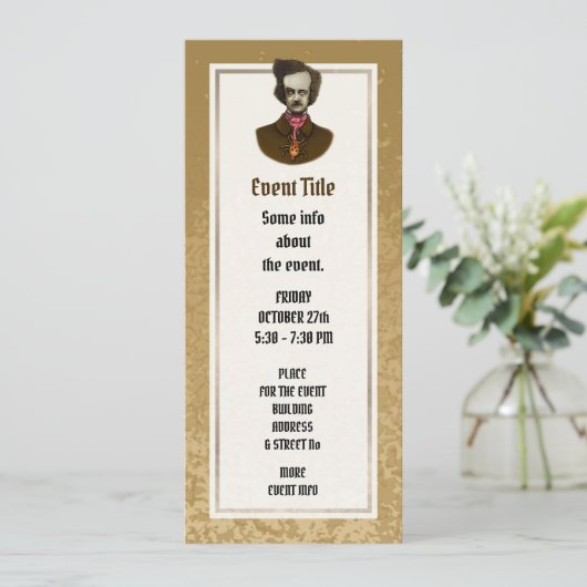 Edgar met Gold Bug Kaart (Staand voorkant)