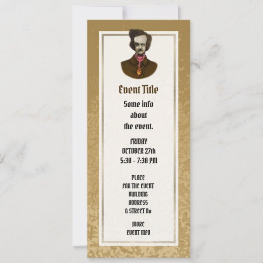 Edgar met Gold Bug Kaart (Voorkant)