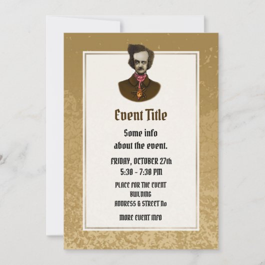 Edgar met Gold Bug Kaart (Voorkant)