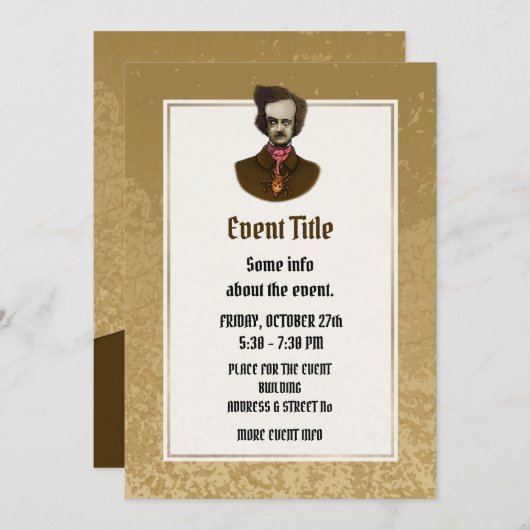 Edgar met Gold Bug Kaart (Voorkant / Achterkant)