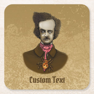 Edgar met Gold Bug Kartonnen Onderzetters