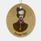 Edgar met Gold Bug Keramisch Ornament (Links)