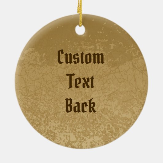 Edgar met Gold Bug Keramisch Ornament (Achterkant)