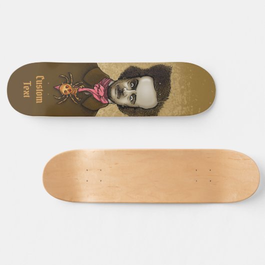 Edgar met Gold Bug Persoonlijk Skateboard (Horizontaal)