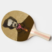 Edgar met Gold Bug Tafeltennisbatje (Zijkant)