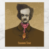 Edgar met Gold Bug Wijn Etiket (Enkel label)