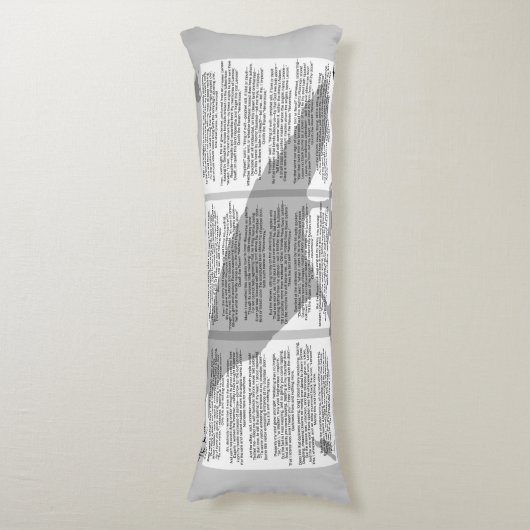 Edgar Poe de Raven Lichaamskussen (Voorkant Verticaal)