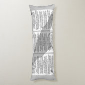 Edgar Poe de Raven Lichaamskussen (Achterkant (Verticaal))