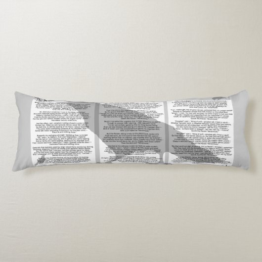 Edgar Poe de Raven Lichaamskussen (Voorkant)