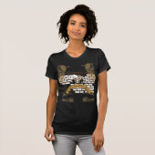 Edgar Poe Design (Ed Hardy geïnspireerd) T-shirt (Voorkant volledig)