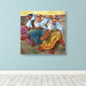 Edgard Degas Russische dansers Canvas Afdruk (Insitu (Houten vloer))