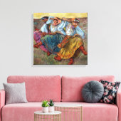 Edgard Degas Russische dansers Canvas Afdruk (Insitu (Woonkamer))