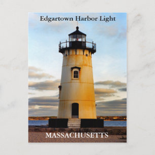 Edgartown Harbor Light, Massachusetts Briefkaart