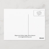 Edgartown Harbor Lighthous, Massachusetts Briefkaa Briefkaart (Achterkant)