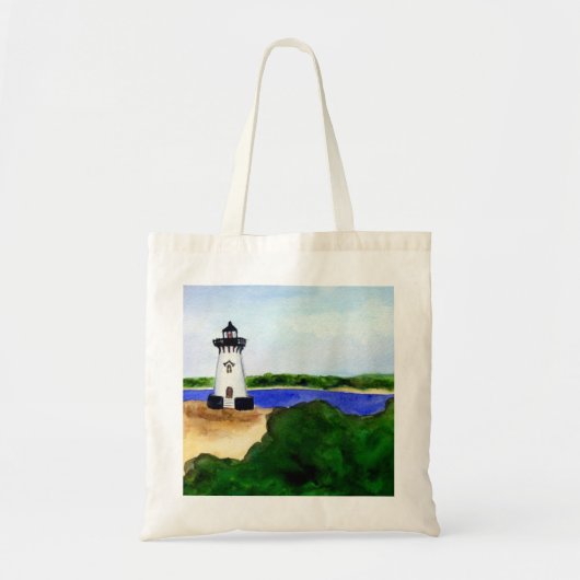 Edgartown Harbor Lighthouse Canvas tas (Voorkant)
