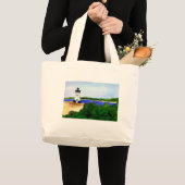 Edgartown Harbor Lighthouse Canvas tas (Voorkant (product))