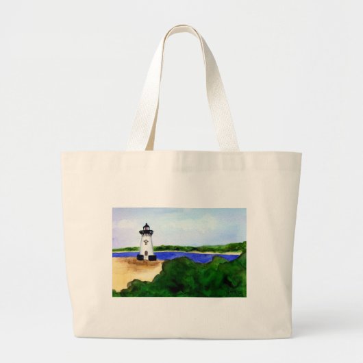 Edgartown Harbor Lighthouse Canvas tas (Voorkant)