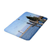 Edgartown Harbor Lighthouse, MA Bath Mat (Gekanteld)
