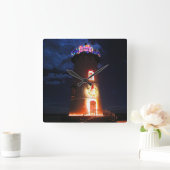 Edgartown Harbor Lighthouse, Martha's Vineyard MA Vierkante Klok (Huis)