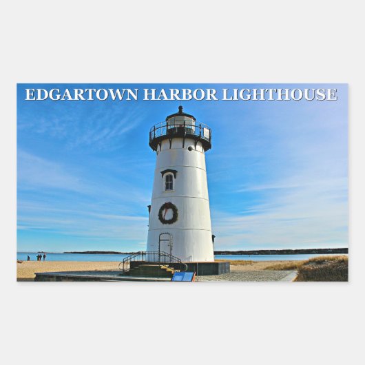 Edgartown Harbour Lighthouse, MA Stickers (Voorkant)
