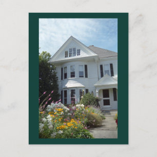Edgartown Hotel Summer Garden Custom Briefkaart