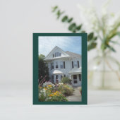 Edgartown Hotel Summer Garden Custom Briefkaart (Staand voorkant)