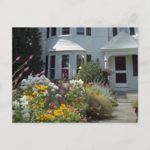 Edgartown Hotel Summer Garden Custom Briefkaart