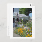 Edgartown Hotel Summer Garden Custom Briefkaart (Voorkant / Achterkant)